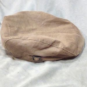 Janie and Jack Newsboy Cap -- Tan, Size 6-8 Years